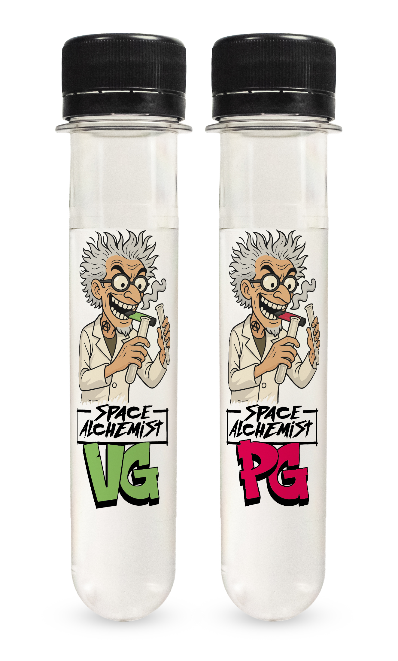 Flasticky vedla seba PG a VG